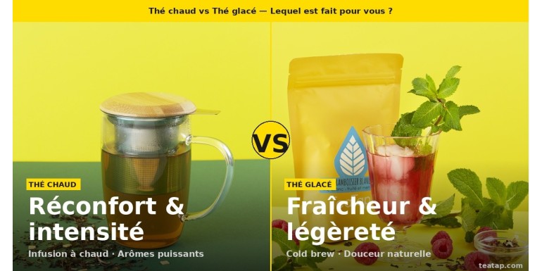 Thé chaud vs Thé glacé 