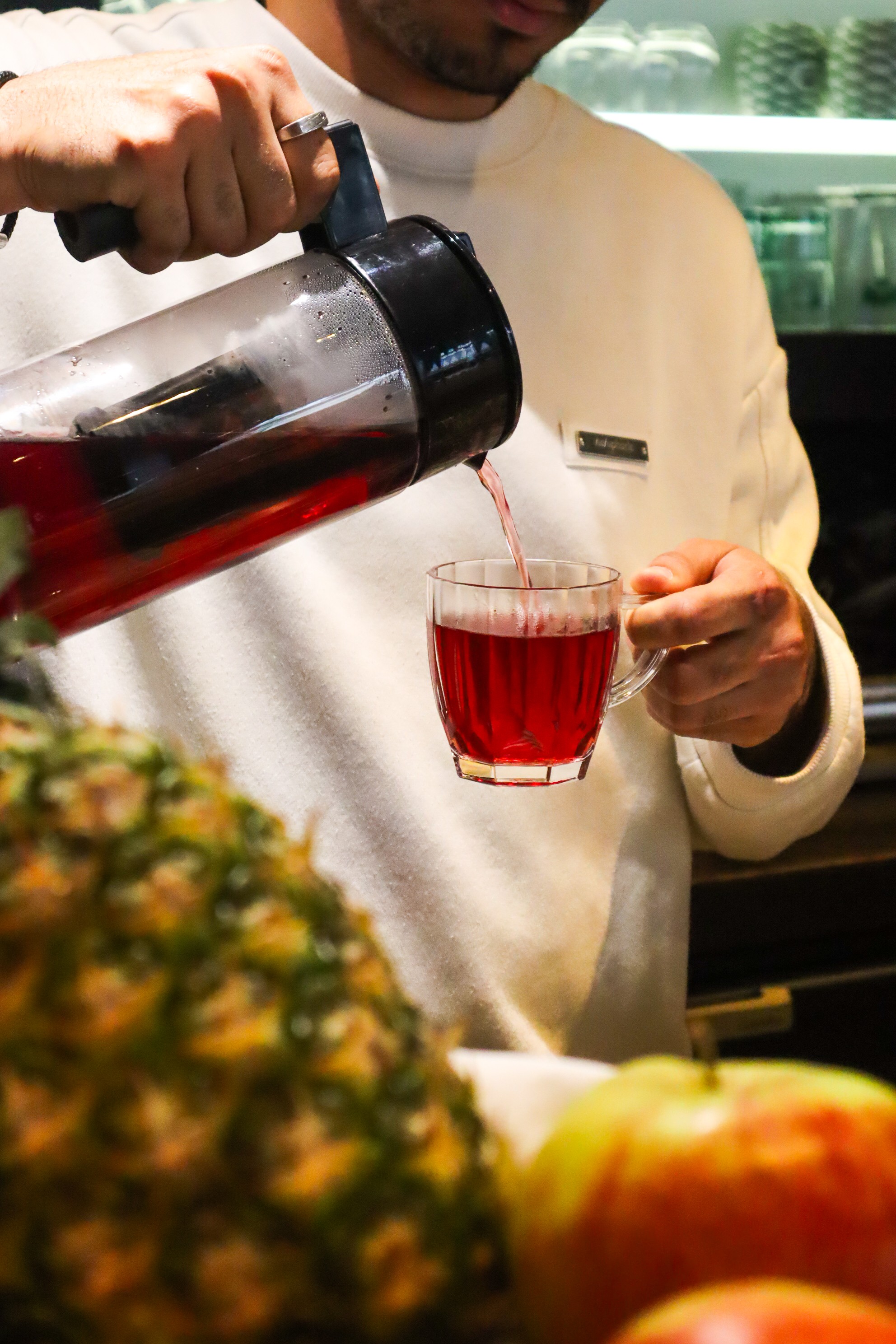 Pichet à Infusion 2L Avec Infuseur - Pour Thé Glacé, Eau Fruitée, Couvercle étanche, Design Pratique